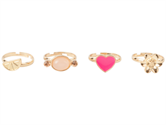 Name It gold color rings (4-pack)